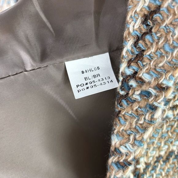 Orvis Wool Plaid Single Breasted Blazer Coat - Picture 5 of 14